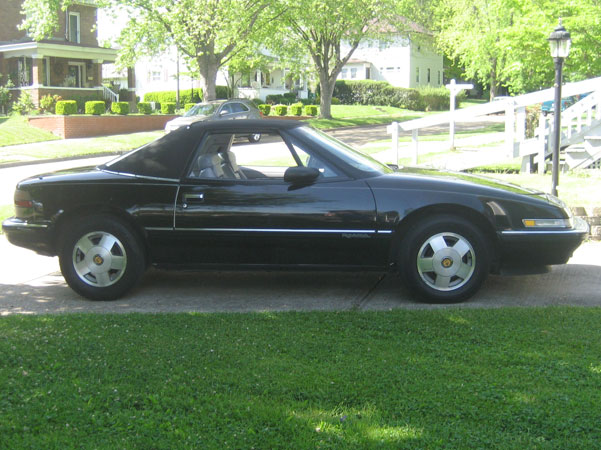 1990 black Buick Reatta Mock Ragtop